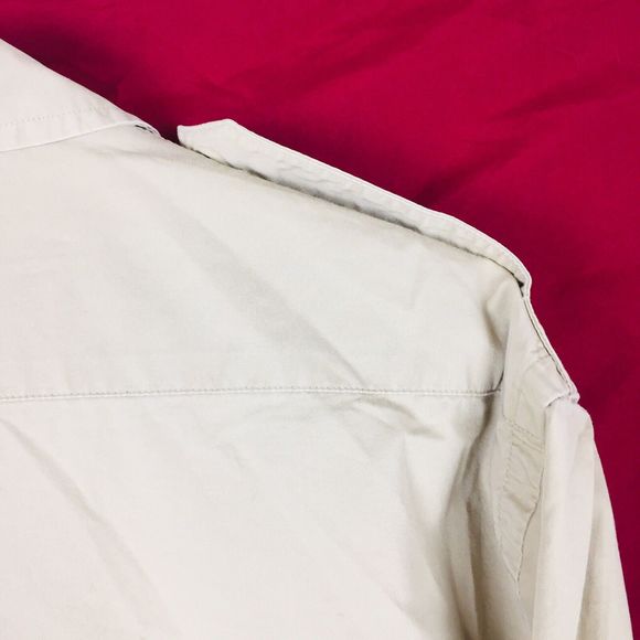 LAUREN RALPH LAUREN Men Beige Button Up Long Sleeve Shirt M LRLMCMLXVII (1967) - Picture 8 of 11